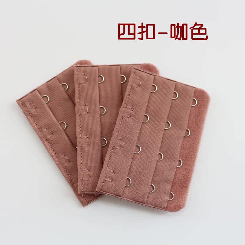 6 mảnh áo ngực khóa đồ lót khóa sau 3 hàng khóa khóa khóa điều chỉnh khóa dài khóa bốn hàng khóa mở rộng miếng nối áo ngực 3 móc khóa nấc cài
