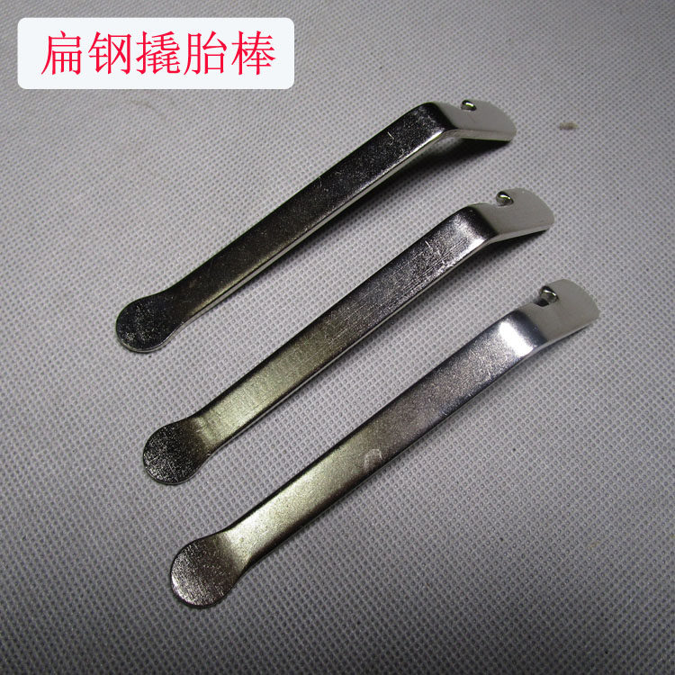 Mountain bike tire pry bar flat steel tire pickle tool all steel material manufacturing outdoor emergency tire repair with crowbar