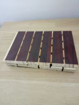 Solid wood pine paint-free sound-absorbing board Home theater studio background wall zero formaldehyde decorative materials