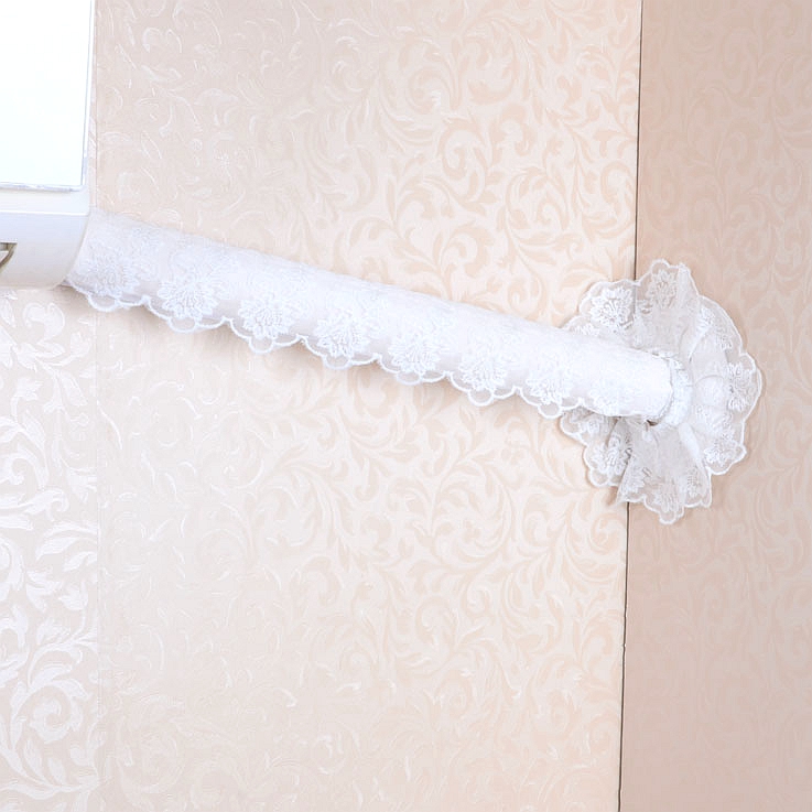 Air conditioning pipe sleeve decorative shield hole paste European-style fabric lace embroidery heating pipe sleeve pipe mask ugly decorative cover