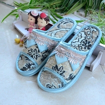  Fabric cloth bottom cloth shoes Wooden floor silent indoor soft bottom home home non-slip beef tendon bottom Summer four seasons can be machine washed