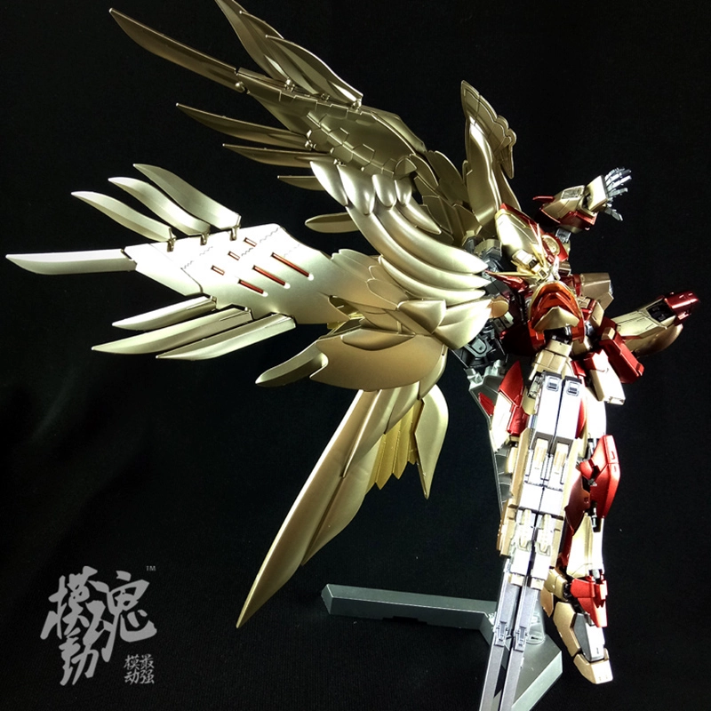 Tâm trạng ủ rũ Authentic Bandai Gundam model RG17 thiên thần cánh bay loại 0 cho đến lắp ráp hợp kim màu EW - Gundam / Mech Model / Robot / Transformers