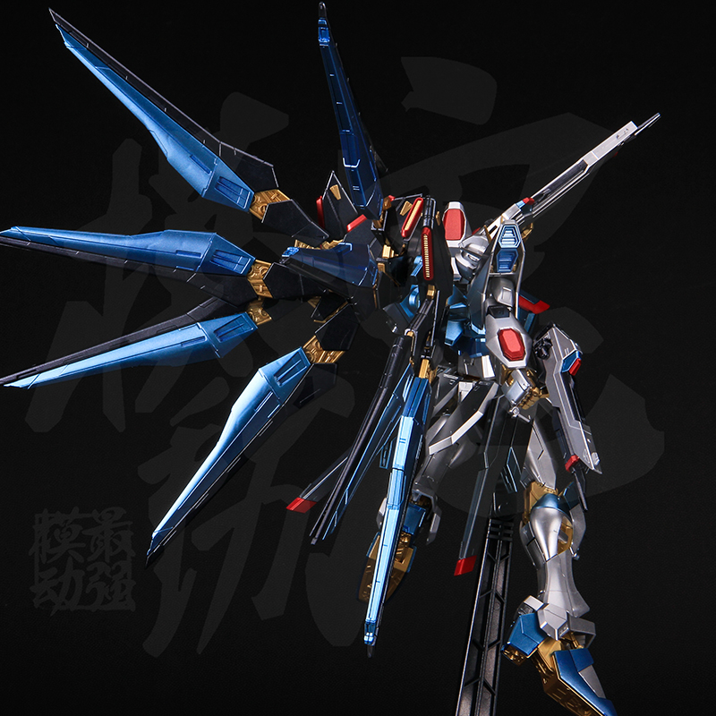 Mould Spirit Chính hãng hợp kim Bandai Tô màu Mô hình Gundam miễn phí MG1 / 100 Strike với giá đỡ - Gundam / Mech Model / Robot / Transformers bộ đồ chơi gundam
