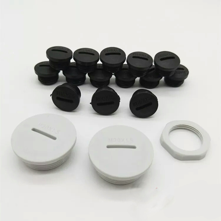 Metabolic M - type nylon plastic waterproof plug head M12 x 1 5~M63×1 5 plug sealing hole plug cover