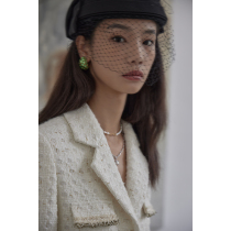 mytopbuyer BNPS White temperament commuter small fragrant wind wool tweed coat coat women winter high end long