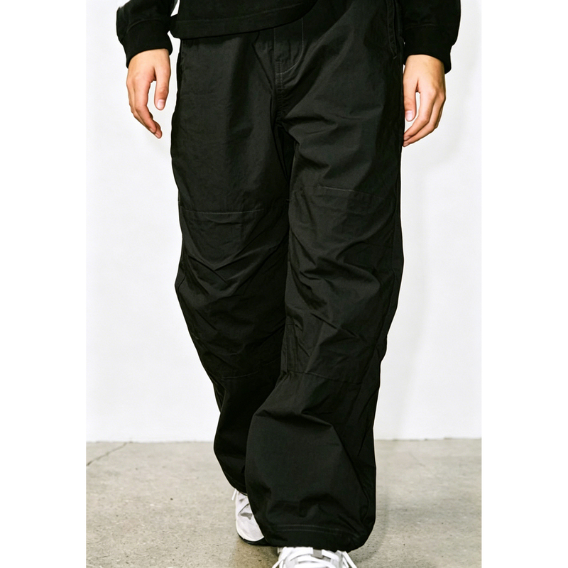 120-160 Dry-Fit Long Pants Parachute Cargo Pants Street Style Jogger Pants with Cargo Pockets
