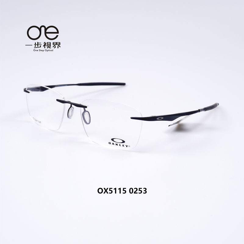 Oakley Wingfold Frameless Ultra-Light Pure Titanium Anti-Slip Glasses Frame Business Ox5115 Oakley Wingfold Frameless Ultra-Light Pure Titanium Anti-Slip Glasses Frame Business Ox5115