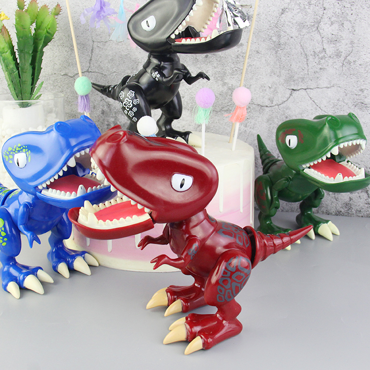 Trang trí bánh Tyrannosaurus Trang trí bánh Cảnh trang trí bánh búp bê Khủng long di chuyển Bánh búp bê - Trang trí nội thất trang trí nhà cửa