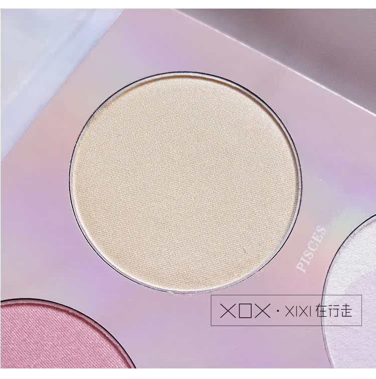 Tại chỗ VENUS MARBLE bốn màu fritillary cao bóng đá cẩm thạch bột cao bột màu sắc tốt phấn highlight mac