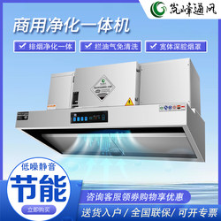 Commercial oil fume purification integrated machine oil cigarette purifier catering shop canteen commercial use of low -altitude zero emissions