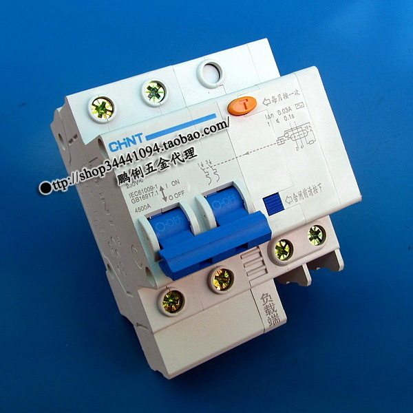 Zhengtai DZ-47 air switch 2P*10A162032405060A leakage circuit breaker opens