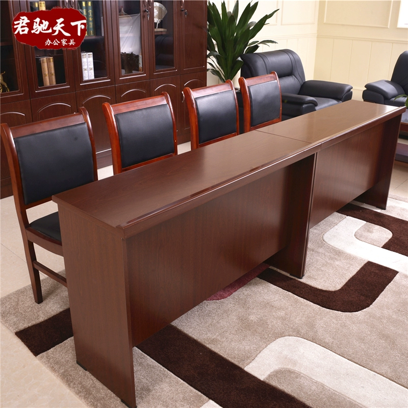 Bàn phòng họp 1 m 2 bàn đôi hình chữ nhật kết hợp bàn ghế đào tạo nhà máy nội thất văn phòng Tứ Xuyên ưu đãi đặc biệt - Nội thất văn phòng