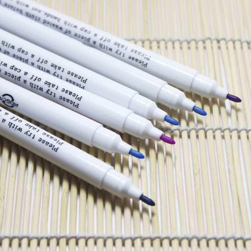 sợi mũi đánh dấu tài liệu Tự làm vải làm bằng tay công cụ DIY Pen Pen tiêu thụ nước rửa tan Pen Pen - Công cụ & vật liệu may DIY móc áo len cho bé