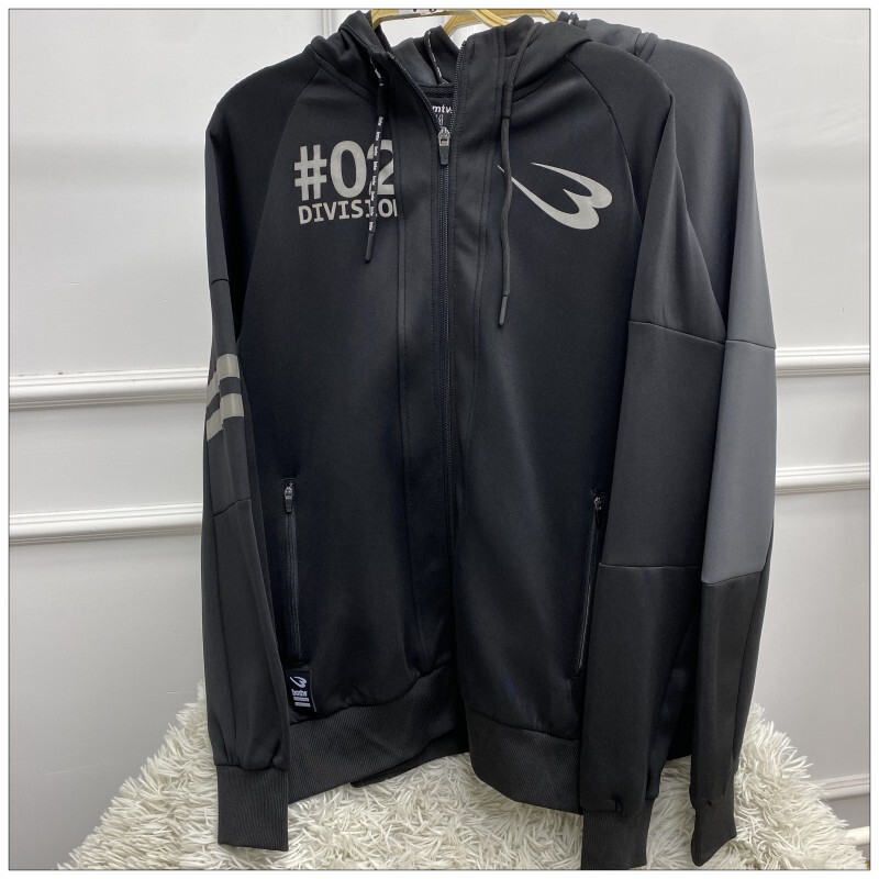 Quick-Drying Hooded Zip-Up Sports Jacket for Men and Women with Casual Letter Print