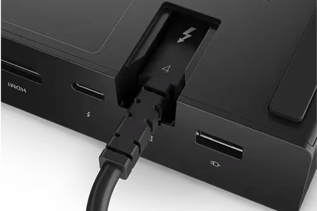 全新原装 ThinkPad Thunderbolt 4 Smart Dock Gen2 7500 Cable 雷电4数据线 PD3.1 快充线 FRU 5C11S03636 40G 240W兼容Macbook Pro iphone 16 17 pro max
