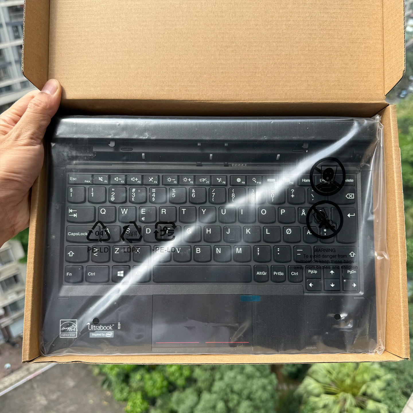 全新原装Lenovo PC HK Limited平板ThinkPad Helix Ultrabook键盘00HW420 (Type 20CG, 20CH) Norwegian NOR NO NW keyboard