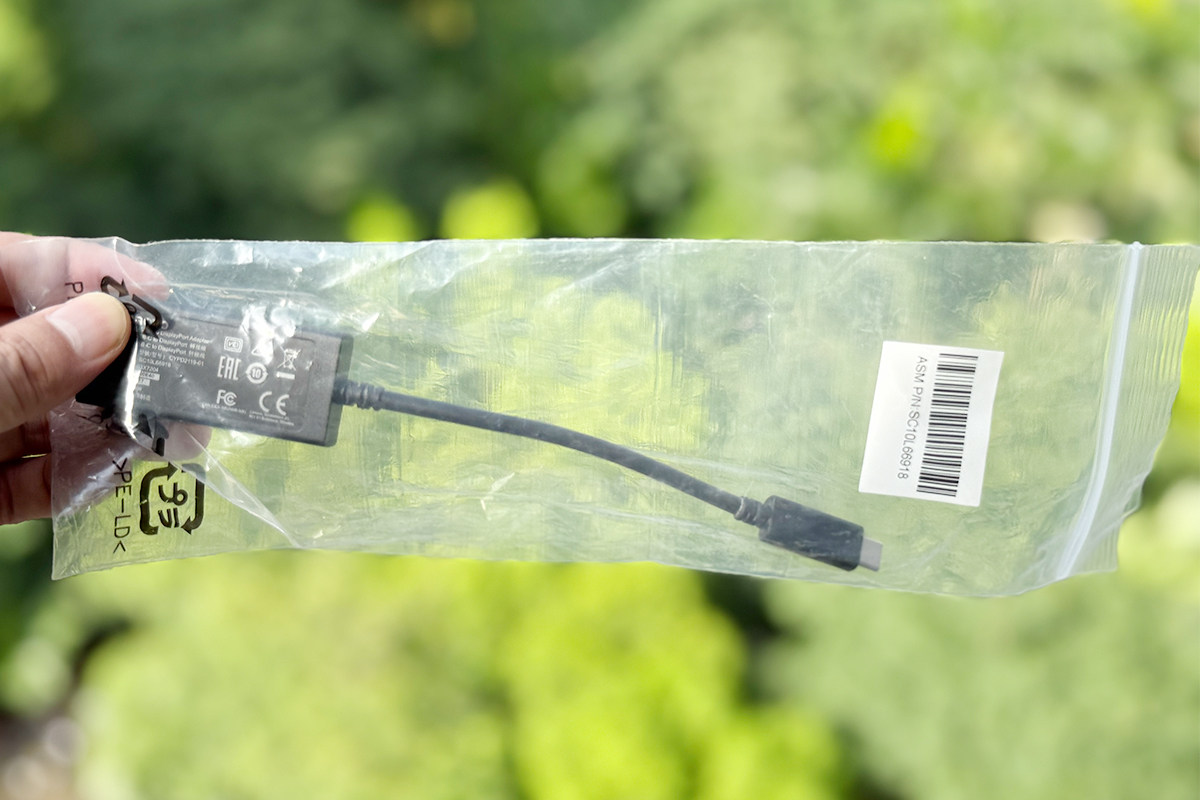 全新适用于联想 Lenovo USB-C to DisplayPort 转接线Adapter CYPD2119-01 4X90Q93303 03X7204 3840*2160 4K 60hz SC10L66918