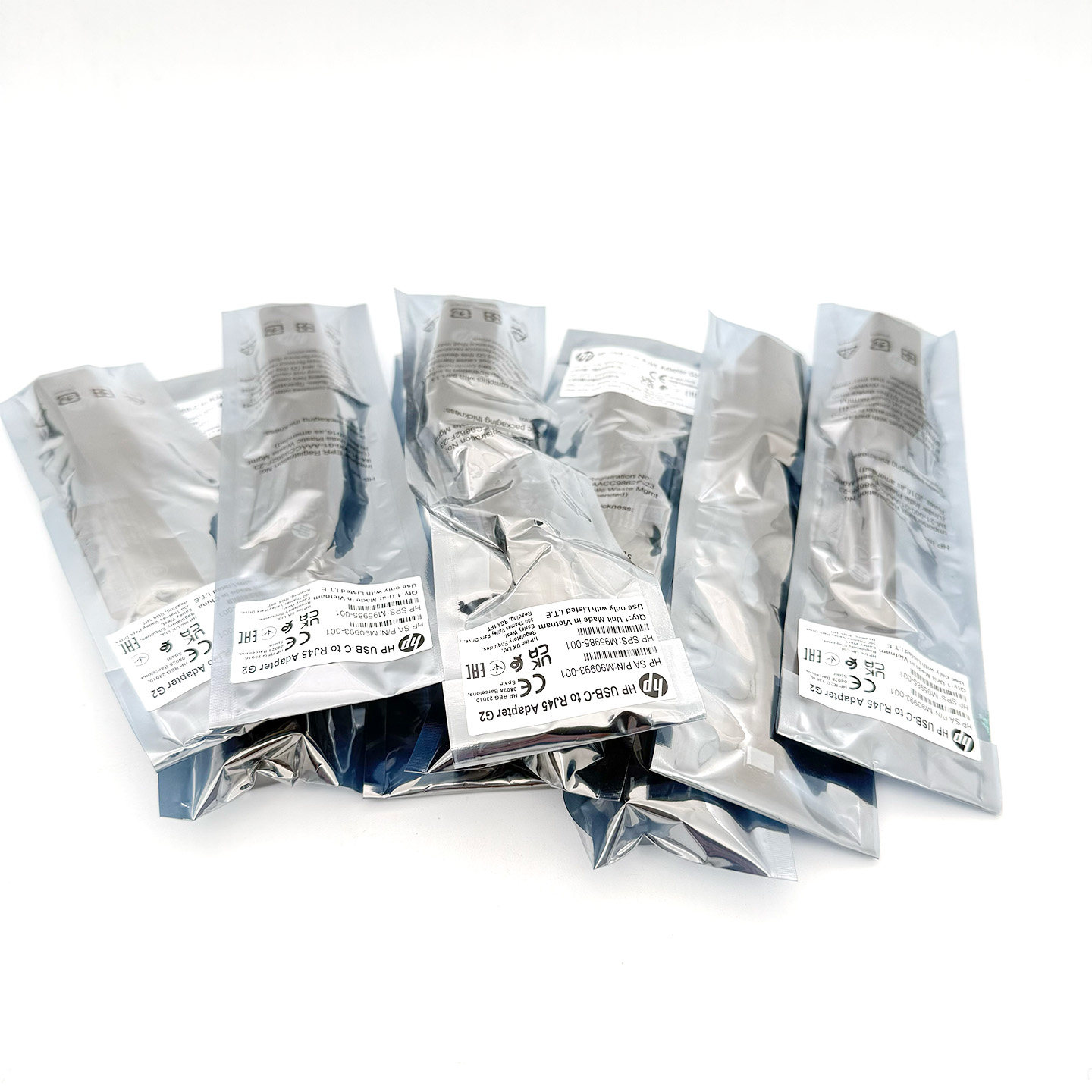 惠普HP M90993-001 M95985-001 USB-C转RJ45千兆网卡G2代拆解 | hp usb c to rj45 adapter gigabit ethernet Model:tpals001d tpa-b004d