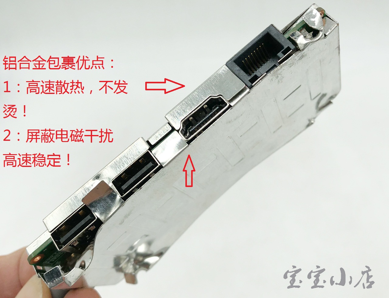 雷电3 40Gbps 5k type c转HDMI 拓展坞千兆网卡 SD TF 读卡器USB3.0 100W power supper 适配苹果Macbook air pro PT-2CHUB USB C 八合一拓展器