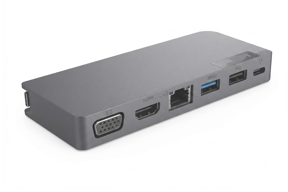适用于联想Type-C 超便携多功能拓展器 4K 60Hz千兆网卡USB3.1 65W供电Lenovo Powered USB-C Travel Hub 4X90S92381 03X7608