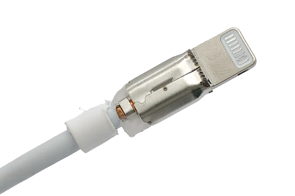 苏宁极物JIWU MFI认证C94 PD快充数据线拆解报告 JWC-1 USB C(type c)转Lightning Cable 20V 3A适用于iphone X XR 12/13/14 iPad Pro