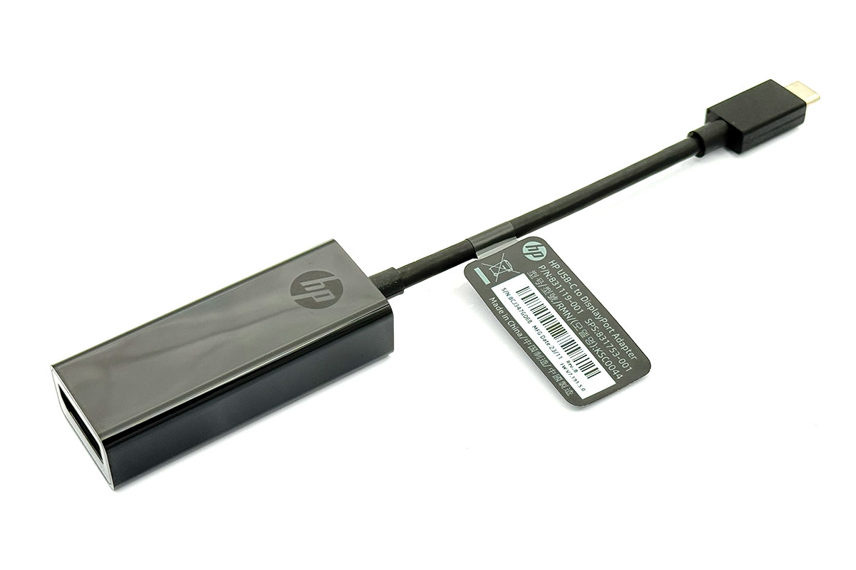 全新原装惠普HP USB-C to DP 雷电3 4 USB4笔记本电脑外接DP显示器4K 60hz 831119-001 831753-001  KSC0044