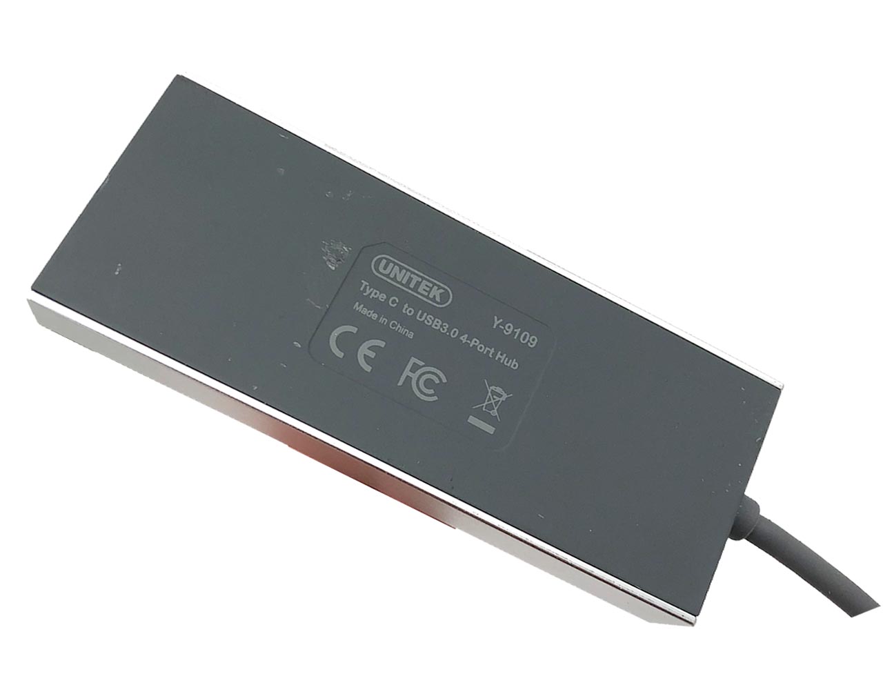 拆解优越者UNITEK Y-9109 USB 3.1 Type-C 4端口集线器 USB C to USB Gen 雷电1拓展坞 FL5001-1Q0 5Gb/s