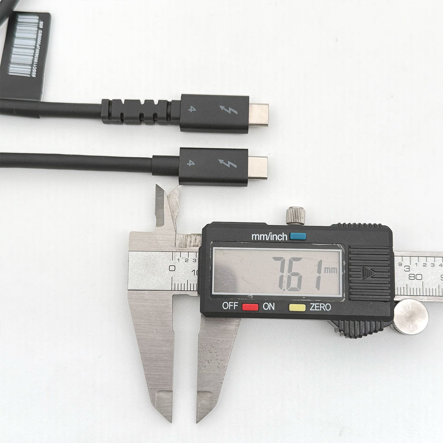 全新原装 ThinkPad Thunderbolt 4 Smart Dock Gen2 7500 Cable 雷电4数据线 PD3.1 快充线 FRU 5C11S03636 40G 240W兼容Macbook Pro iphone 16 17 pro max