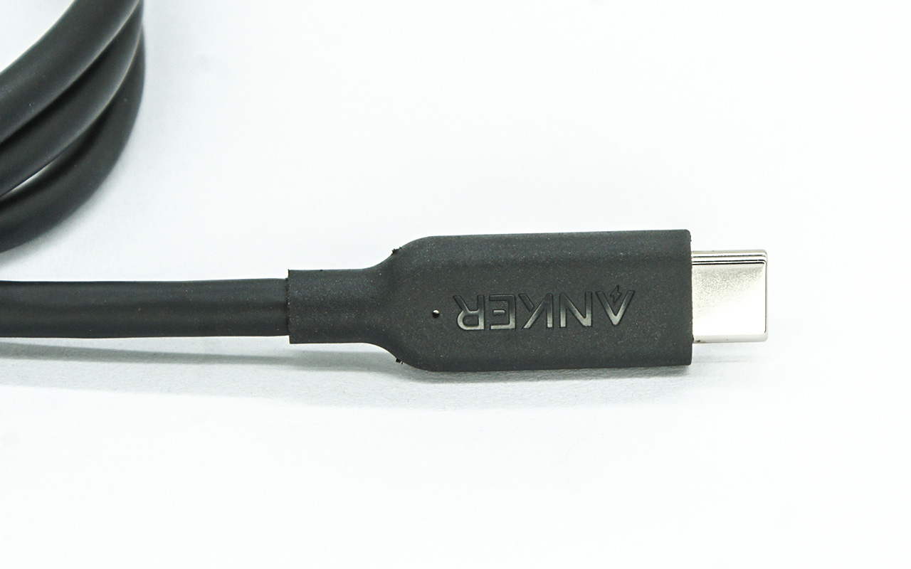 1米原装Anker USB-C to USB-C Thunderbolt 3.0 Cable 3.3ft雷电3霹雳3 40G数据线5K 60HZ一线通100W 5A PD3.0快充线 PowerLine II USB-IF认证