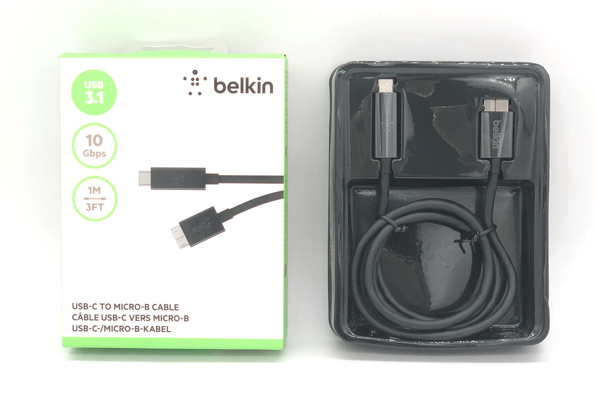 Belkin 3.1 USB-C 转 Micro-B 数据线 (USB Type-C™)E-Marker 被动式3A USB3.1 10Gbps 3FT Type C To Micr-B 转接线