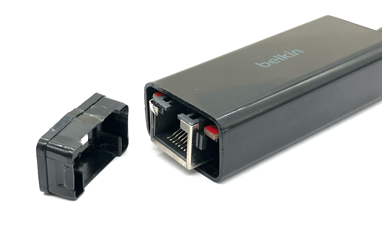 贝尔金Belkin USB 3.0转RJ45网口有线千兆以太网卡转换器Gigabit Ethernet Adapter B2B048 Macbook Air M1 M2免驱动