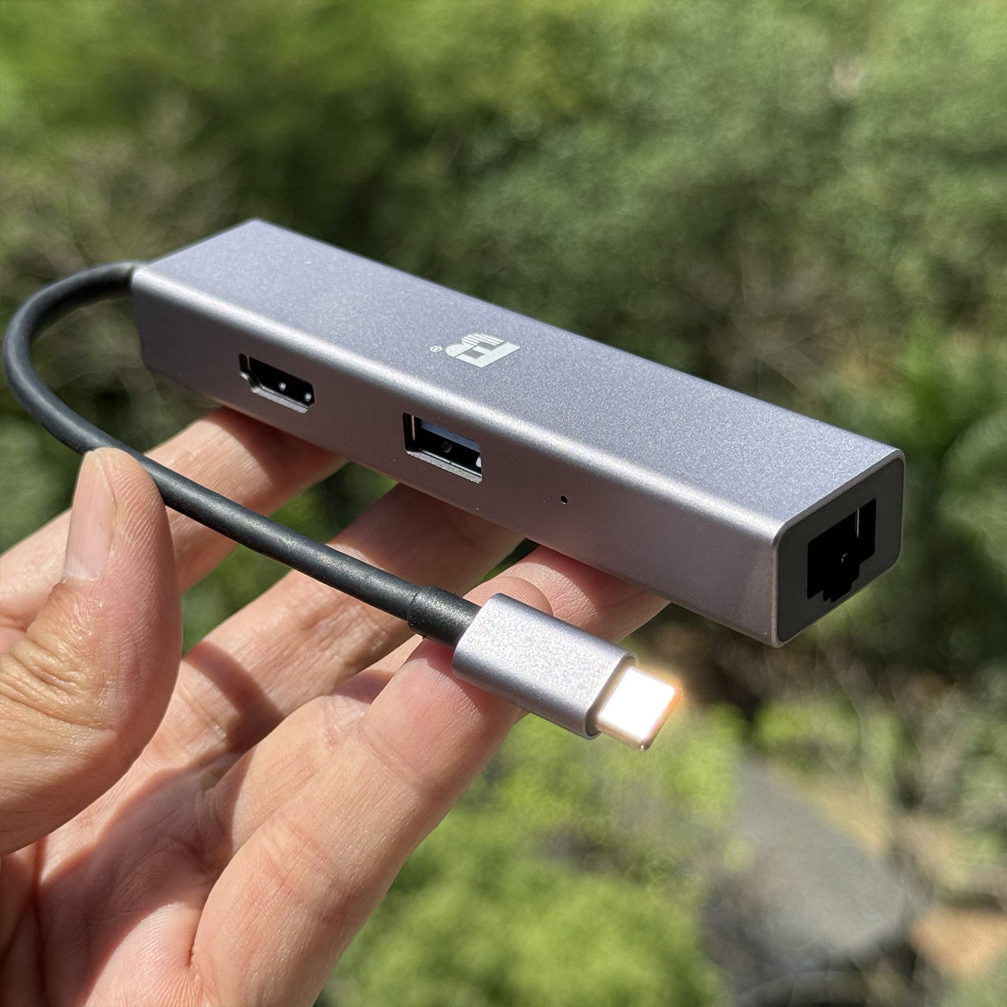 亚信AX88179A Type-C扩展坞千兆网口转换器 免驱适用苹果MacBook Pro/Air笔记本iPad华为手机平板连接电视4K投影USB3.0多功能分线器