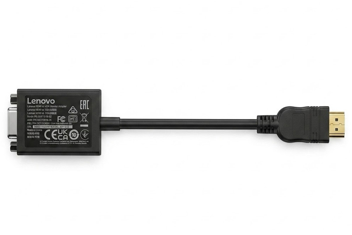 联想Lenovo HDMI转VGA转接线SC11D96913 5C11E09631 HDMI to VGA Adapter Cable 1080P高清显示转换器4X91K06464 03X7583 03X7277 03X6574