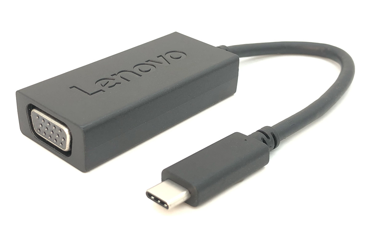 联想Lenovo USB-C to VGA Adapter 转换器拆解报告4X90M42956, 01FJ246 FRU 03X7378 1920 x1200 60HZ RTD2166 瑞昱半导体方案