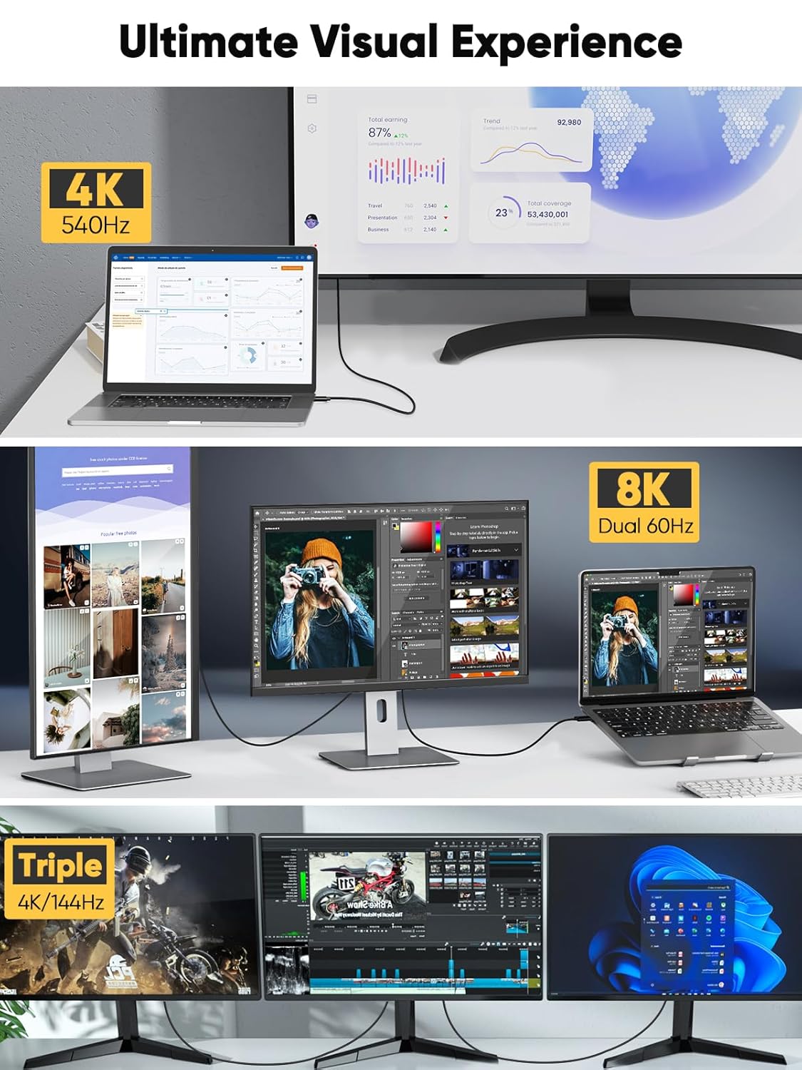 什么是“Thunderbolt™ 5” 雷电5 和雷电4 有什么区别?向前兼容吗?支持哪些分辨率?-3Cgeek,只卖正品 收售工厂呆滞库存尾单 什么是“Thunderbolt™ 5” 雷电5 和雷电4 有什么区别?向前兼容吗?支持哪些分辨率?