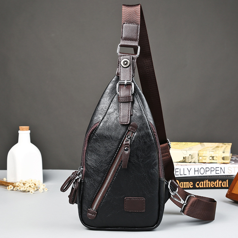 2021 new Korean version of the trend fashion Korean version of the riding bag tide bag men's chest bag explosion style men's bag shoulder bag waist bag