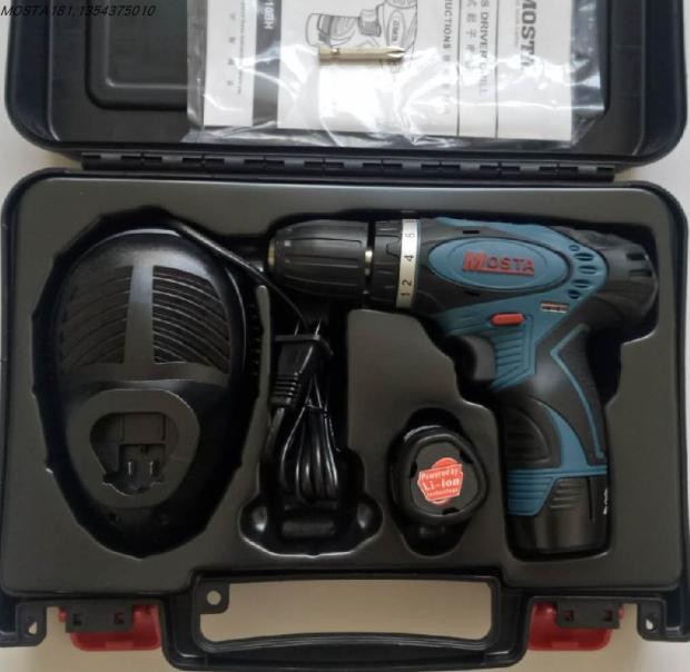 MOSTA Brilliant 12V rechargeable hand electric drill electric screw drill 10BH electric transfer 1480A lithium battery 30B charger-Taobao
