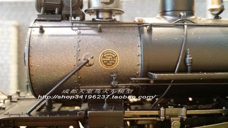 Модель поезда 百万城火车模型 合金on30数码音效版 美国2-8-0 蒸汽机车 25962 Bachmann