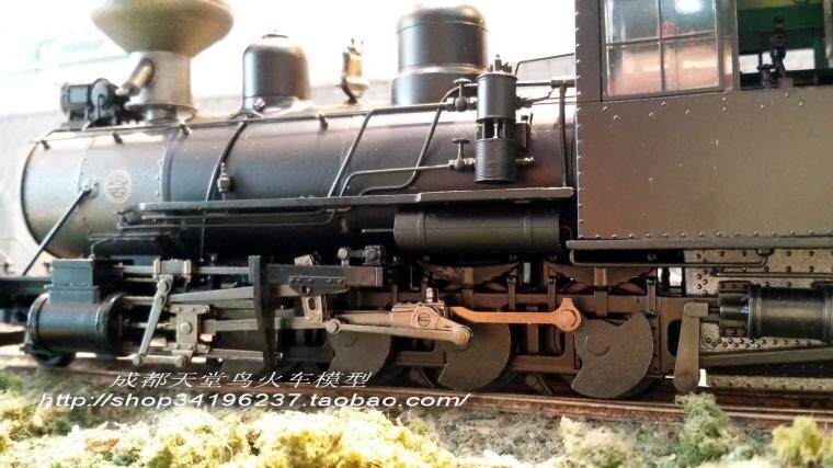 Модель поезда 百万城火车模型 合金on30数码音效版 美国2-8-0 蒸汽机车 25962 Bachmann