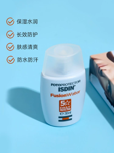 Isdin, освежающий солнцезащитный крем для жирной кожи для лица для всего тела, УФ-защита