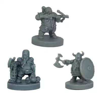 Magic board game model Lord of the Rings character dwarf Archer Archer Warrior