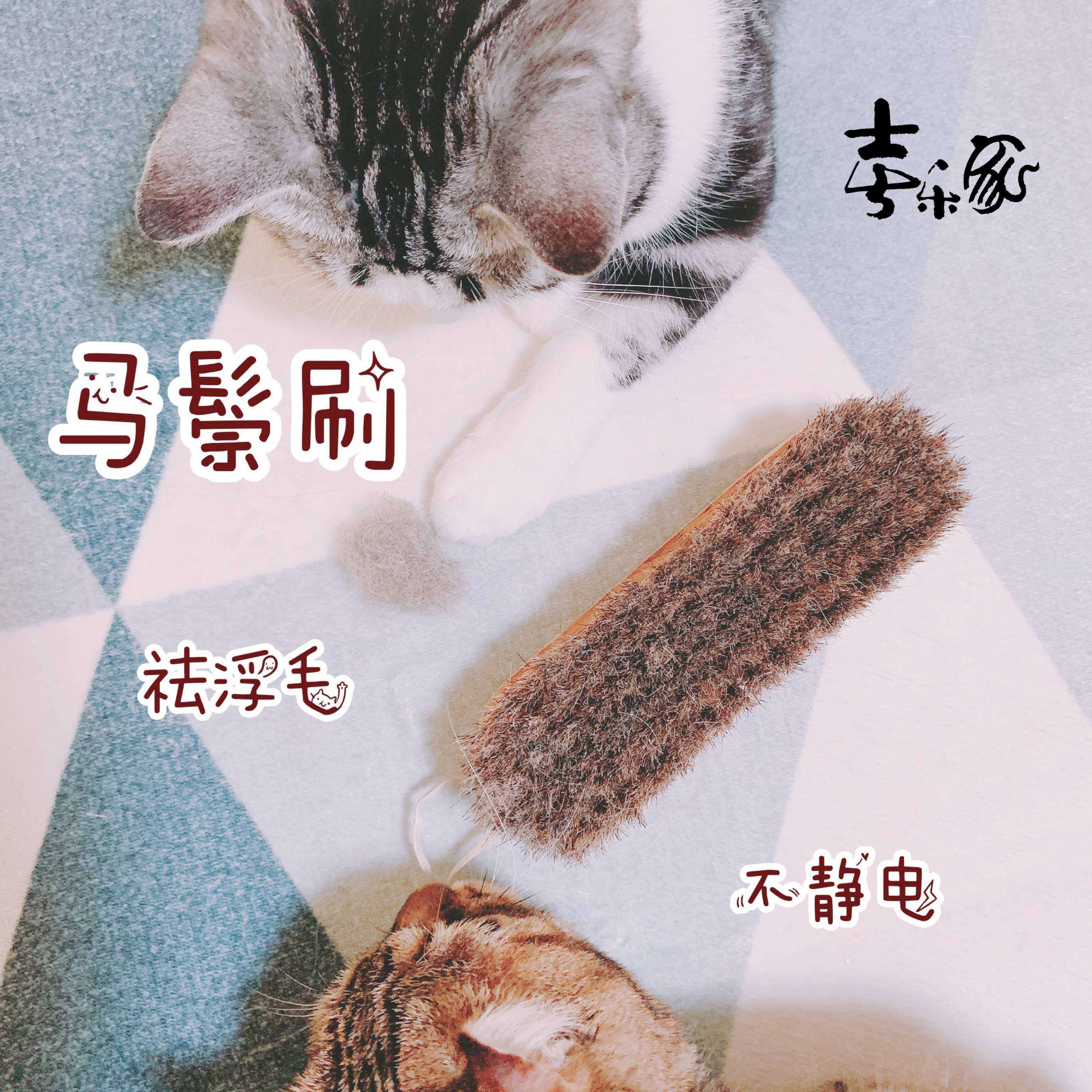 Happy family natural horse mane brush does not work with static suitable for short fur kitty's comb to float a hair massage oh