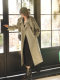 Anna Kengen, the Movie-Like Reunion, Silk Wool Kensington Long Trench Coat, Artistic, Cool and Versatile Jacket