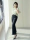 Anna's Unexpectedly Upgraded Pear-Shaped Slimming Flared Dry-Fit Volcanic Sand Nine-Point Jeans for Spring and Summer