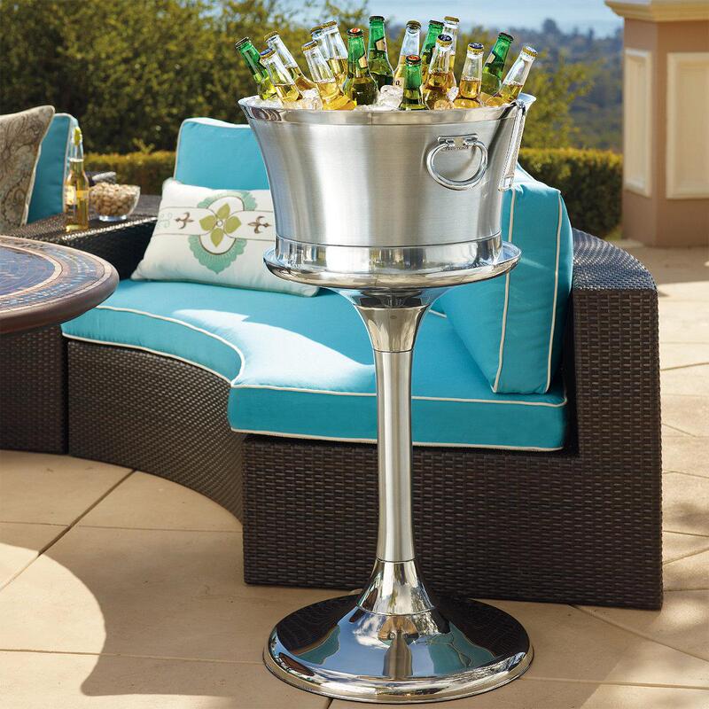 Amigo-Aimige Champagne Bucket/Wall Private Club/Hotel Party Stainless Steel Sanded Large Ice Wine Bucket Amigo-Aimige Champagne Bucket/Wall Private Club/Hotel Party Stainless Steel Sanded Large Ice Wine Bucket