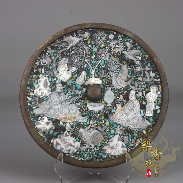 【 栔刀五百青銅象嵌 】　37ｃｍ　骨董古玩 栔刀五百青銅象嵌 】 37cm 骨董古玩