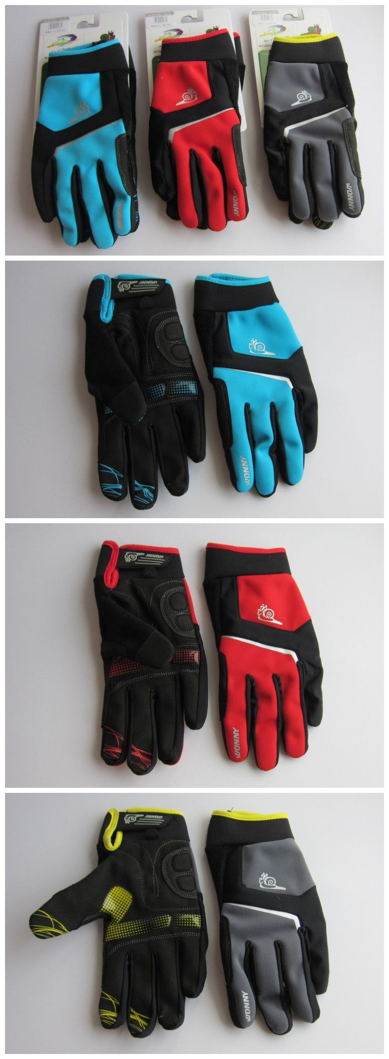 Gants pour vélo homme WONNY - Ref 2246349 Image 9