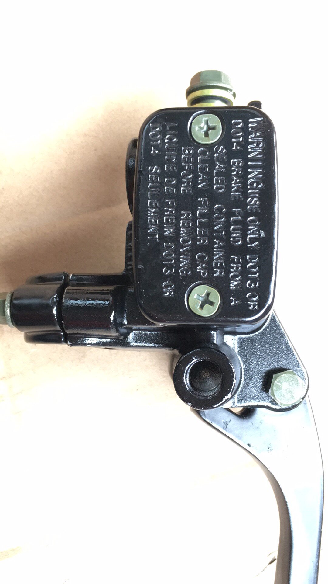 Application of the new peak wing frontal pump WH125-B-7-11-12 front brake disc brakes on the pump