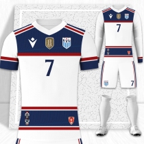 7 Wood National Team The Same Football Suit Suit Short Sleeve Football Clothes Personality Custom Long Sleeve Football Training Suit