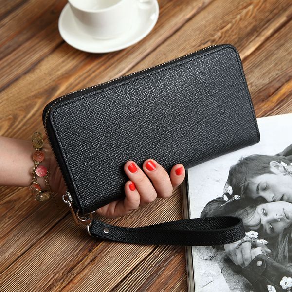 2026 New Men's Wallet Long Zipper Large Capacity Business Clutch Bag Youth Korean Style Multifunctional Leather Wallet Trendy 2026 New Men's Wallet Long Zipper Large Capacity Business Clutch Bag Youth Korean Style Multifunctional Leather Wallet Trendy